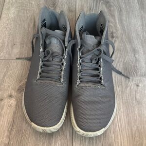 NOBULL Gray Sneakers High-Top Athletic Shoes